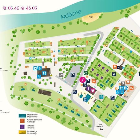 Camping Le Coin Charmant Chauzon Екстер'єр фото