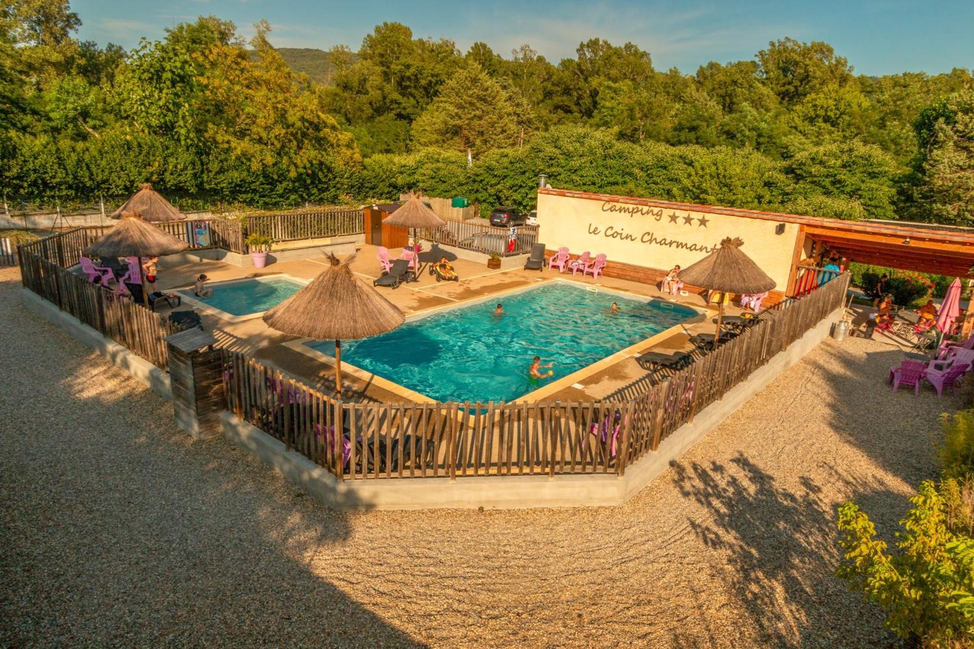 Camping Le Coin Charmant Chauzon Екстер'єр фото