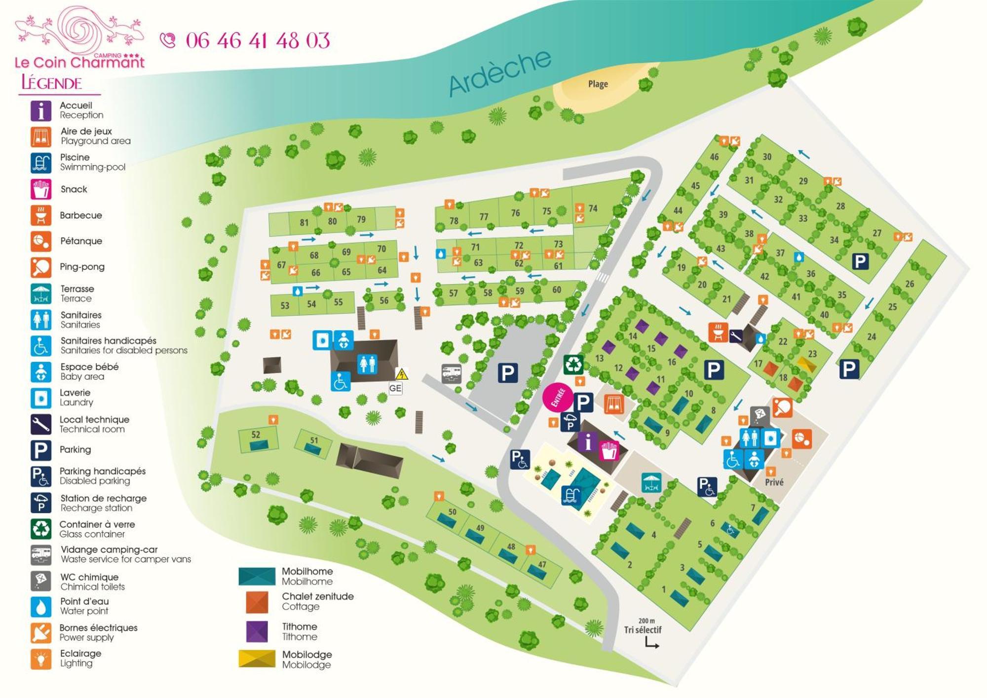 Camping Le Coin Charmant Chauzon Екстер'єр фото