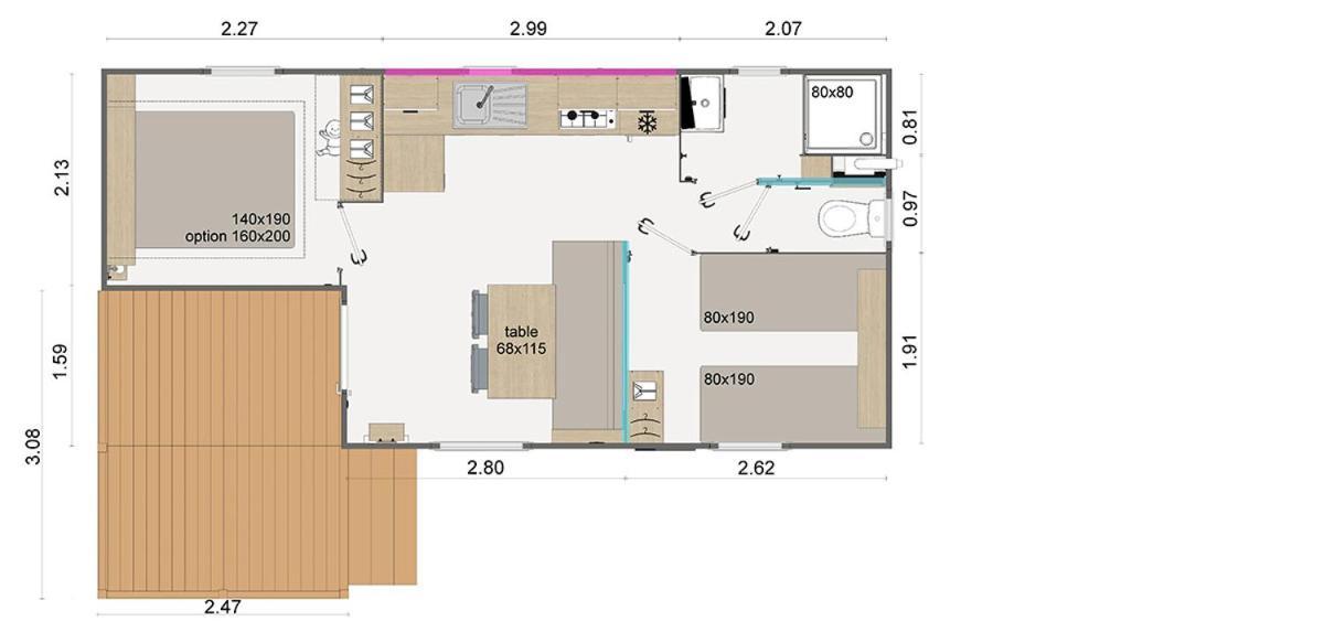 Camping Le Coin Charmant Chauzon Екстер'єр фото